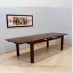 Solid rosewood 8 chairs Dinner set table - image 9