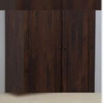 Solid rosewood wardrobe drawers solid dark brown - image 6