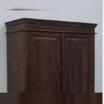 Solid rosewood wardrobe drawers solid dark brown - image 5