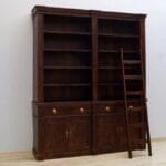 Solid rosewood library dark brown classic
