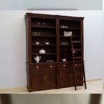 Solid rosewood library dark brown classic - image 7