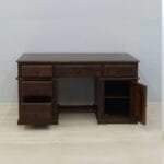 Solid rosewood study desk massive dark - image 2
