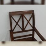 Armchair solid rosewood dark brown - image 2