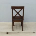 Solid rosewood round 4 chairs dinner set table - image 9