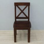 Solid rosewood round 4 chairs dinner set table - image 7