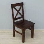 Solid rosewood round 4 chairs dinner set table - image 6
