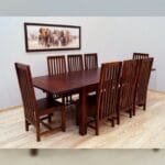 solid rosewood 8 chairs dinner set table - image 9