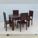 4 chairs Dinner set table solid rosewood