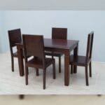 4 chairs Dinner set table solid rosewood - image 8