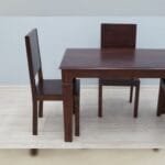 4 chairs Dinner set table solid rosewood - image 6