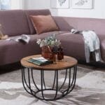 Solid Wood Indian Bowed Round Coffee Table - image 2
