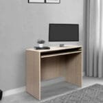 Computer Table In Fiber Grey Color