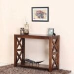Solid Wood Console Table in Provincial Teak Finish - image 2