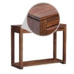 Solid Wood Console Table Color Provincial Teak - image 6