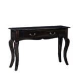 Solid Wood Dressing Console Table Warm Chestnut - image 2