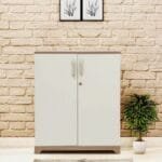 Ambra Shoe Cabinet in White Color