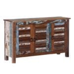 Shoe Rack Cabinet In Distress Finish - image 4