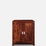 Solid Wood Shoe Cabinet in Honey oak Finish - image 2