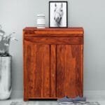 Sheesham Wood Shoe Racks Honey Oak