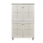 Big Shoe Racks Cabinet in White Color - image 4