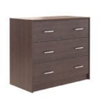 Chest of 3 Drawers in Beech Chocolate Finish - image 2