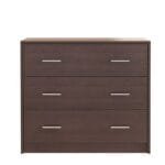 Chest of 3 Drawers in Beech Chocolate Finish - image 3