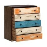 Solid Wood Chest Of Drawer In Multi Color - image 3