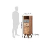 Solid Wood Tall Chest Of Drawers - image 4