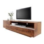 Solid Wood Shine Tv Unit Color Honey - image 2