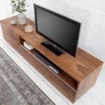 Solid Wood Shine Tv Unit Color Honey - image 3