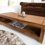 Solid Wood Capital Tv Unit Stone Color - image 3