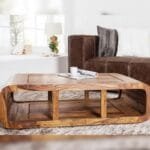 Curved Tv Unit Solid Wood
