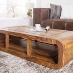 Curved Tv Unit Solid Wood - image 3