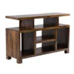 Solid Wood Cube Tv unit Color Walnut - image 3