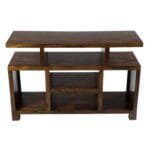 Solid Wood Cube Tv unit Color Walnut - image 5