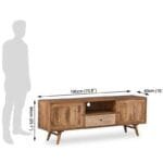 Solid Sheesham Wood Tv Unit - image 3