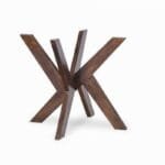 Solid Wood X Round Dining Set - image 4