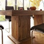 Solid Wood Frozen Dining Set - image 2