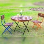 Solid Wood Garden Round Dining Set