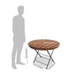 Solid Wood Garden Round Dining Set - image 13