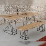 Solid Wood Indian Bare Dining Set