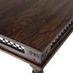 Solid Wood Jali 6 Seater Dining Table - image 4