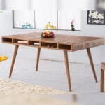 Solid Wood Eva 4 Seater Dining Table