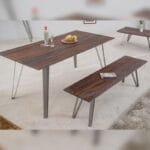 Solid Wood Indian 4 Seater Tica Dining Table