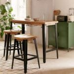 Solid Wood Breakfast Dining Table 2 Seater - image 3