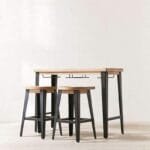 Solid Wood Breakfast Dining Table 2 Seater - image 4