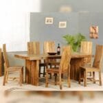 Solid Wood Capital 6 Dining Chairs