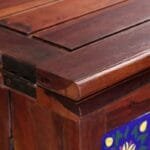 Siramika Solid Wood Bar Cabinet In Honey Oak Finish - image 6