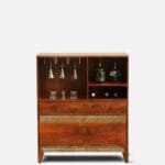 Lima Solid Wood Bar Cabinet Color Honey Oak - image 2