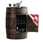 Norah Rio Solid Wood Bar Cabinet In Provincial Teak Finish - image 4